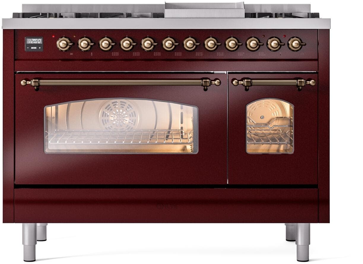 Ilve UP48FNMPBUB Burgundy Burnt