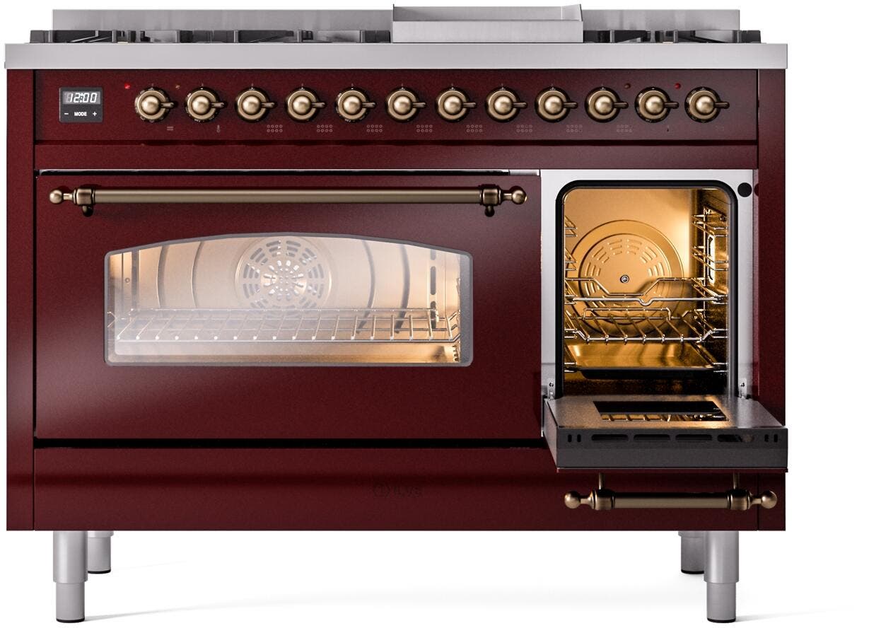 Ilve UP48FNMPBUB Burgundy Burnt