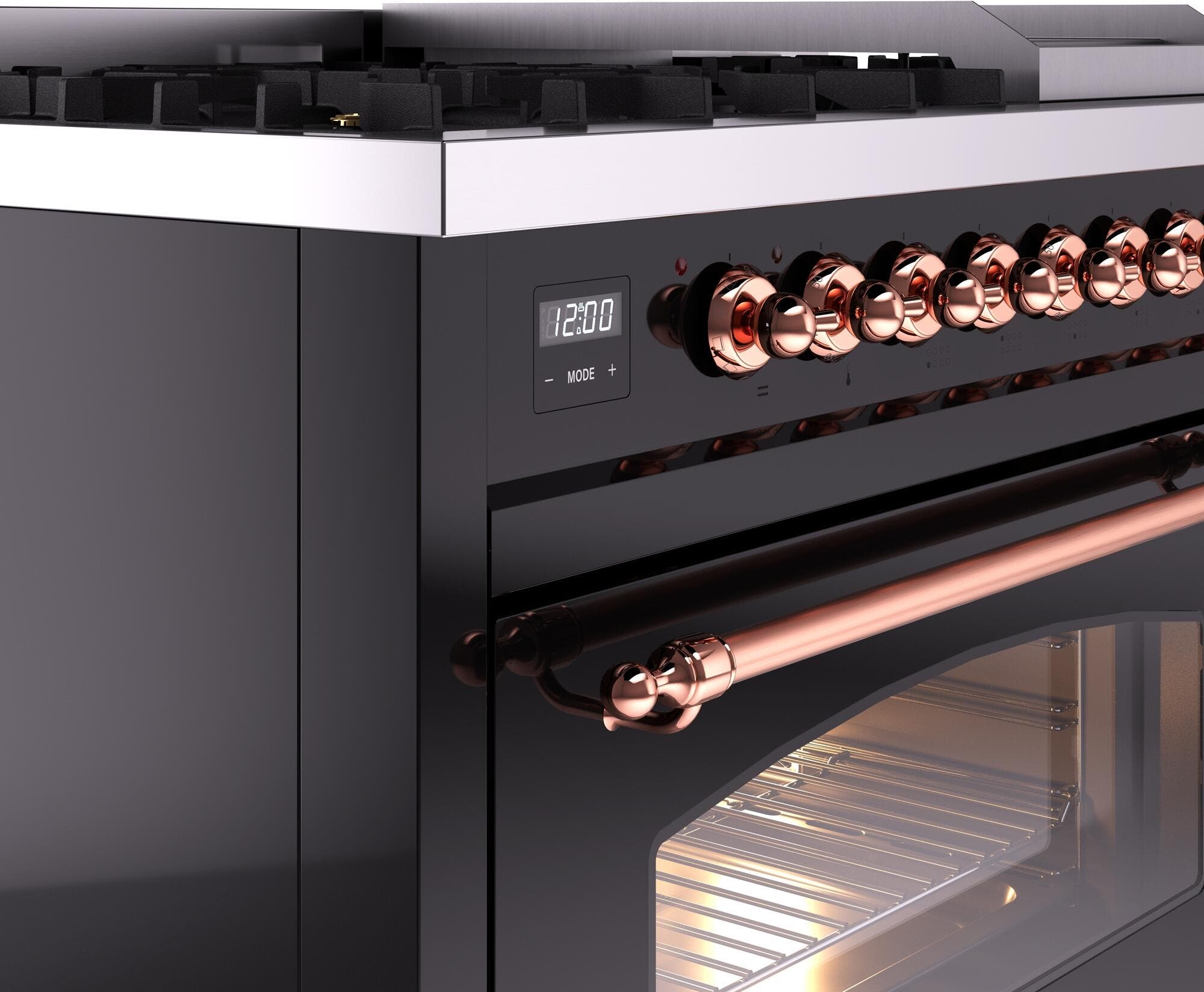Ilve UP48FNMPBKP Black Copper