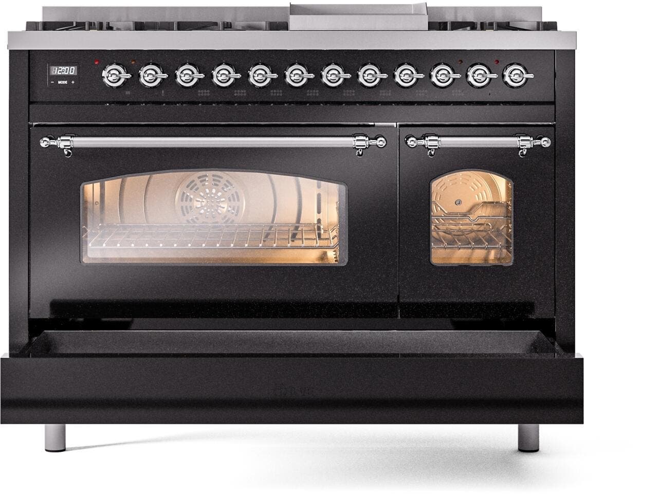 Ilve UP48FNMPBKC Black Chrome