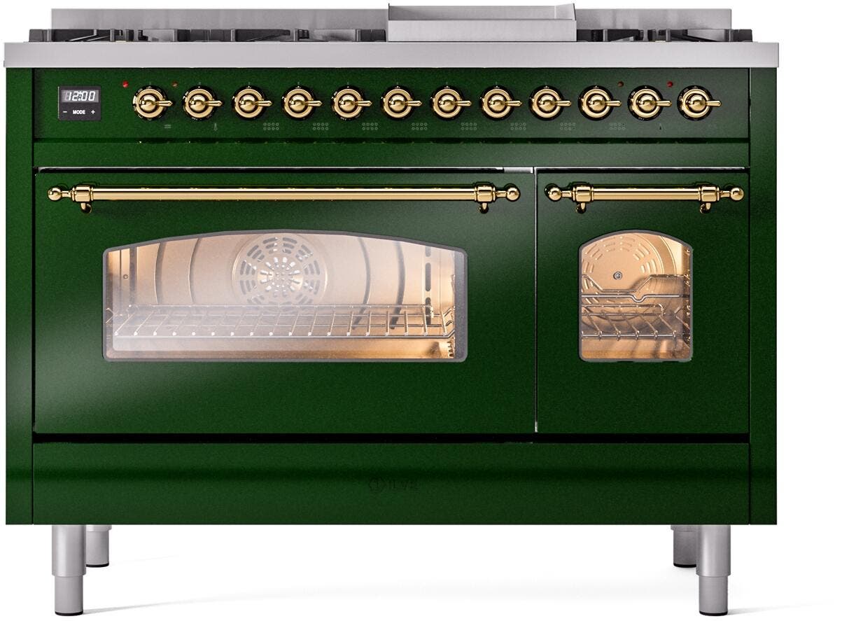 Ilve UP48FNMPEGG Emerald Green Brass