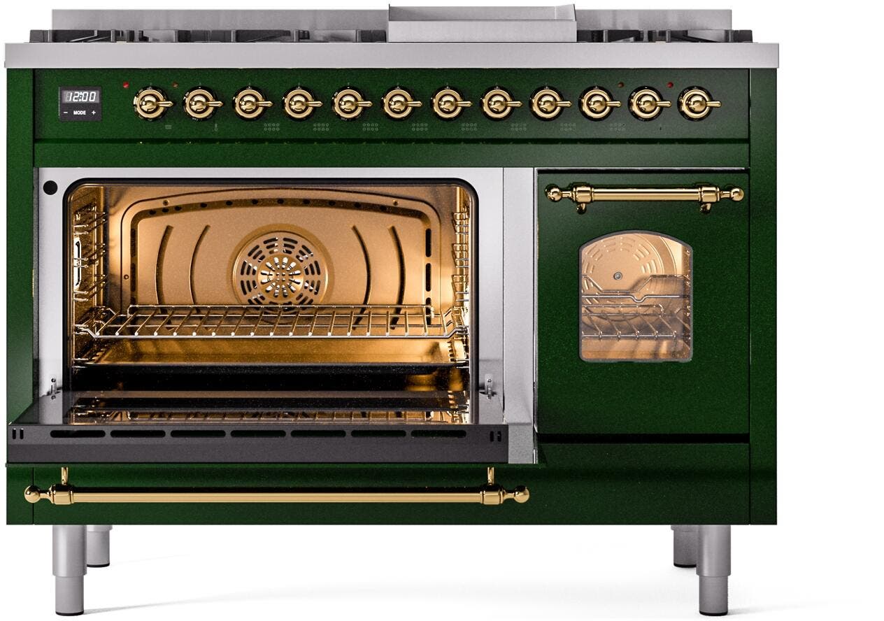 Ilve UP48FNMPEGG Emerald Green Brass