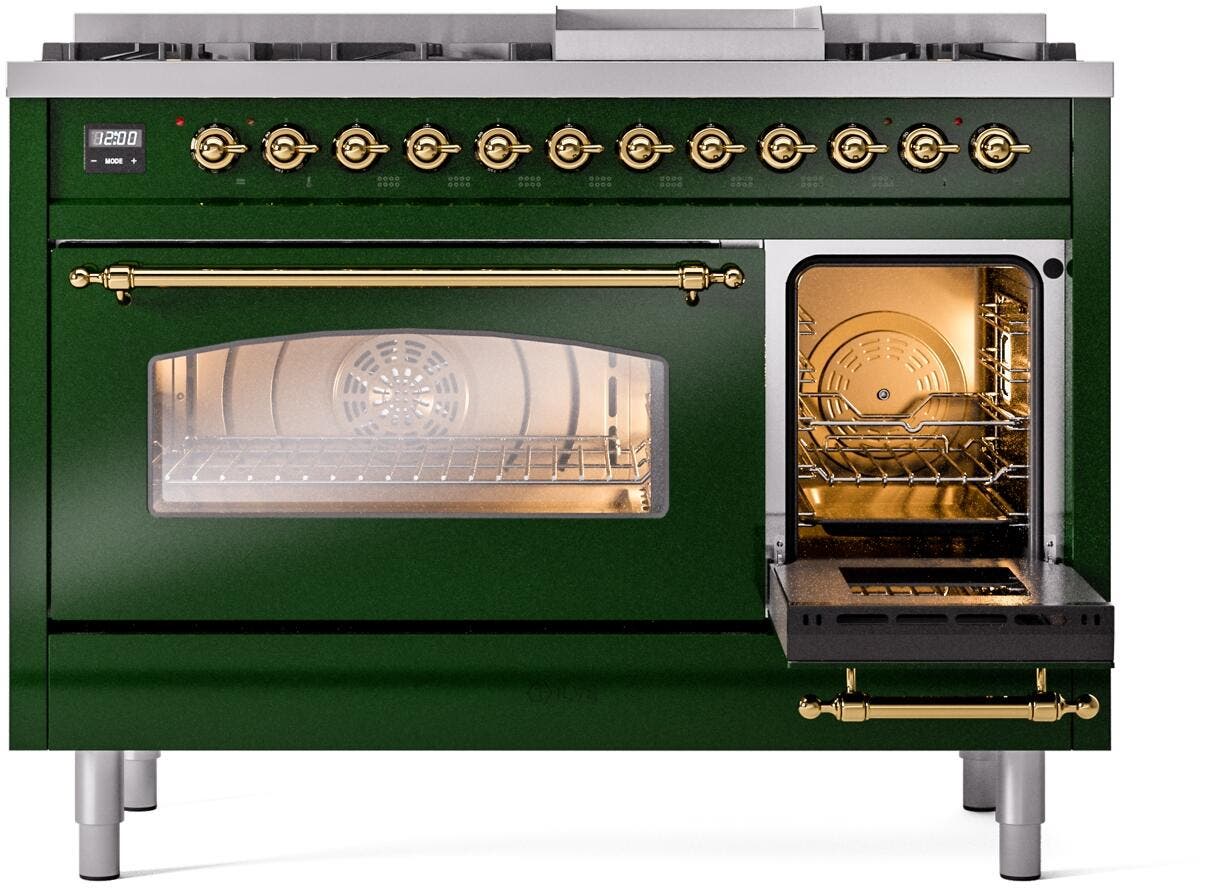 Ilve UP48FNMPEGG Emerald Green Brass