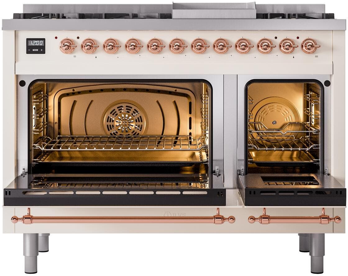 Ilve UP48FNMPAWP Antique White Copper