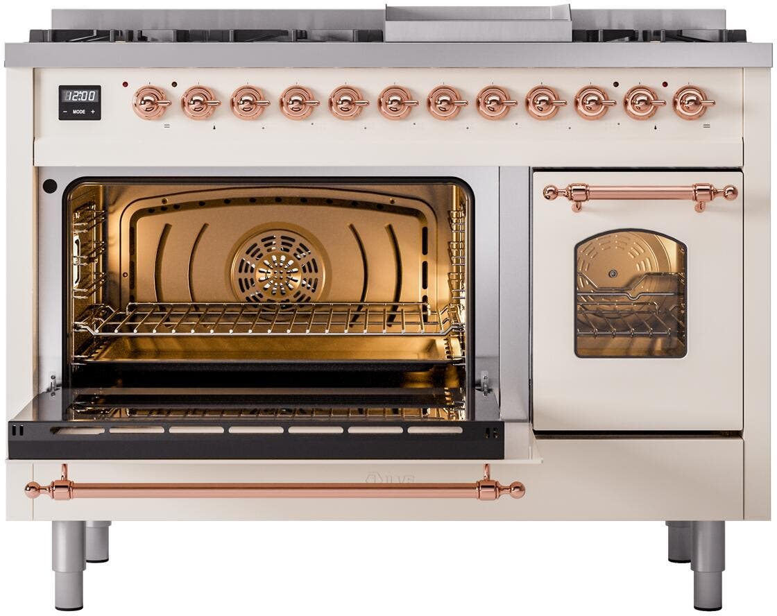 Ilve UP48FNMPAWP Antique White Copper