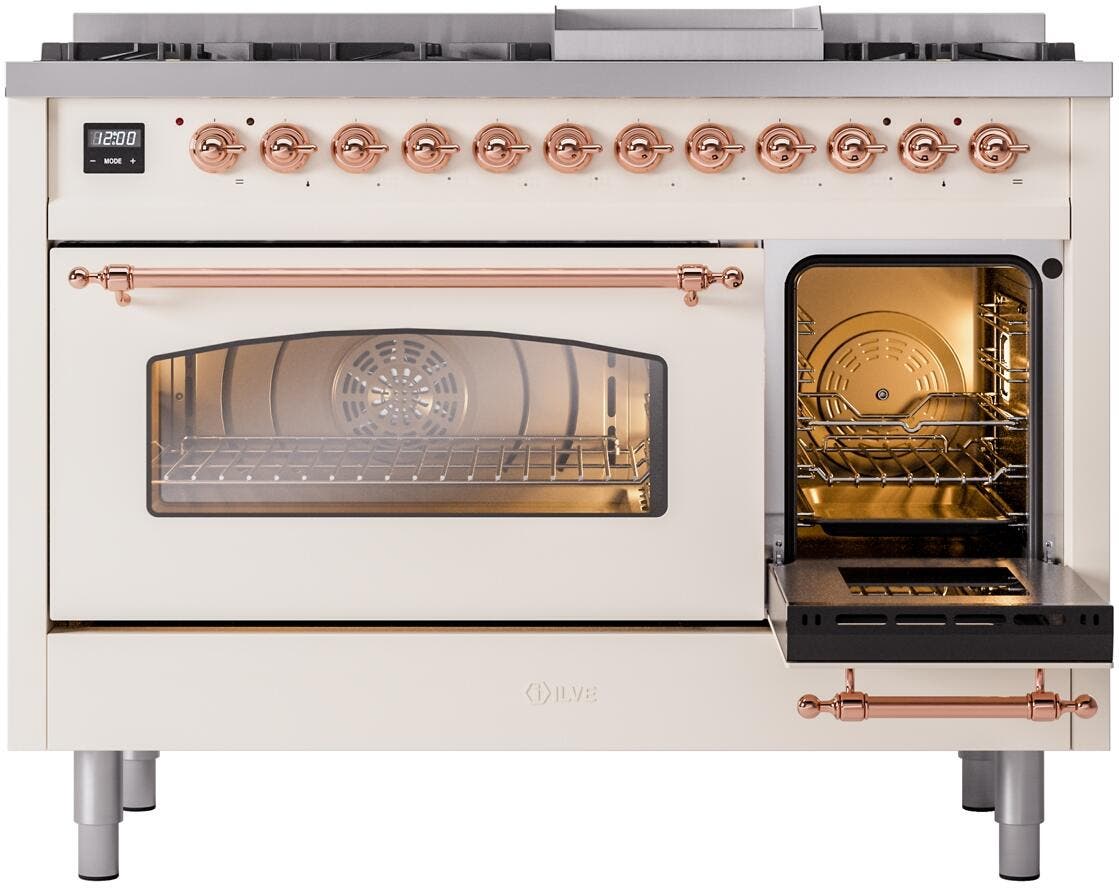 Ilve UP48FNMPAWP Antique White Copper