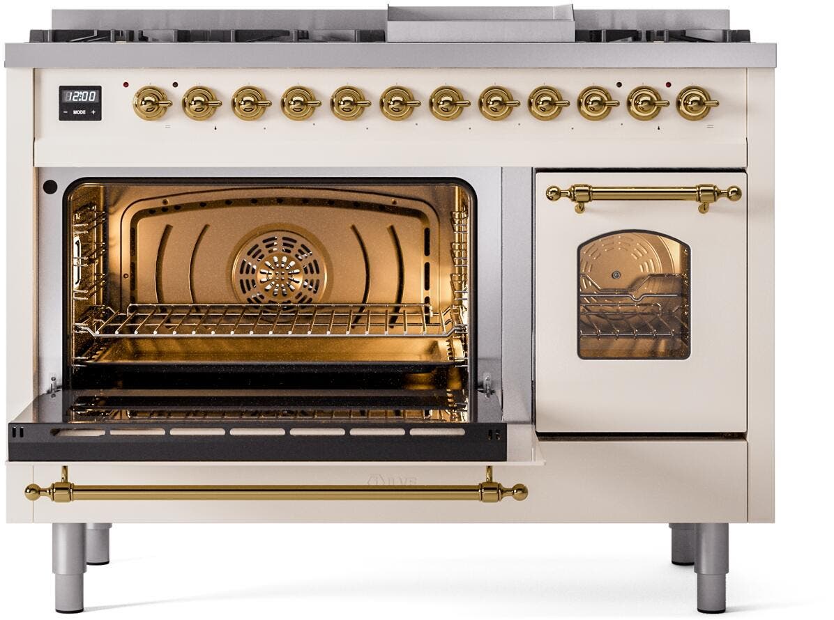Ilve UP48FNMPAWG Antique White Brass