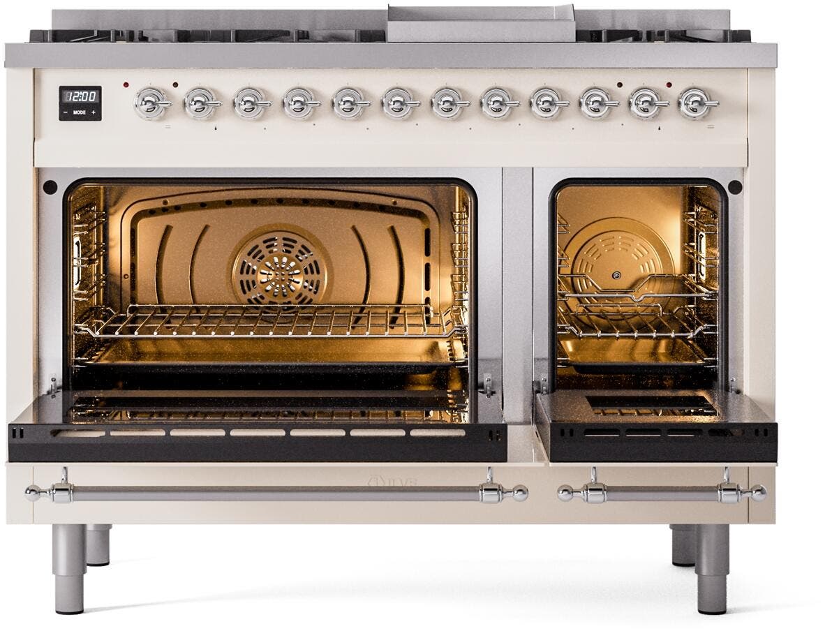 Ilve UP48FNMPAWC Antique White Chrome