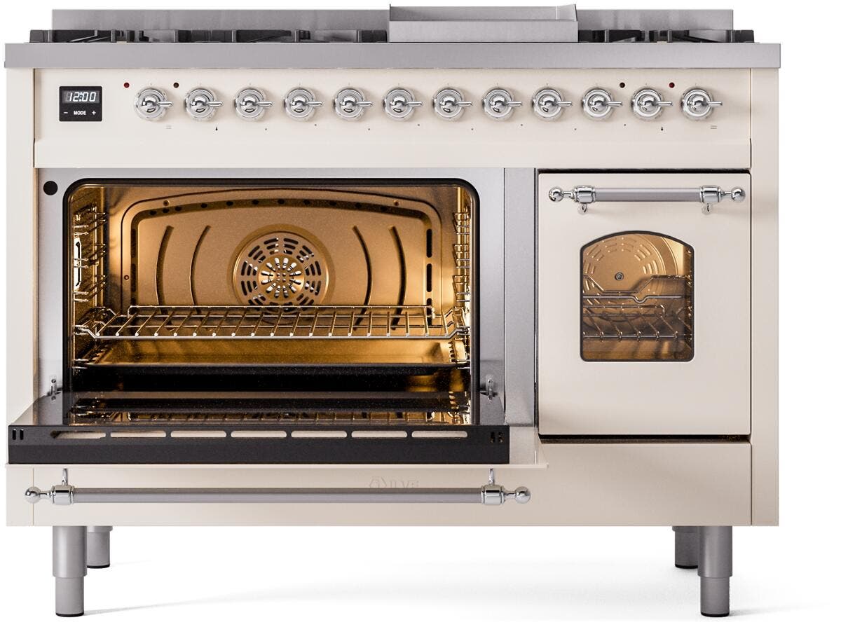 Ilve UP48FNMPAWC Antique White Chrome
