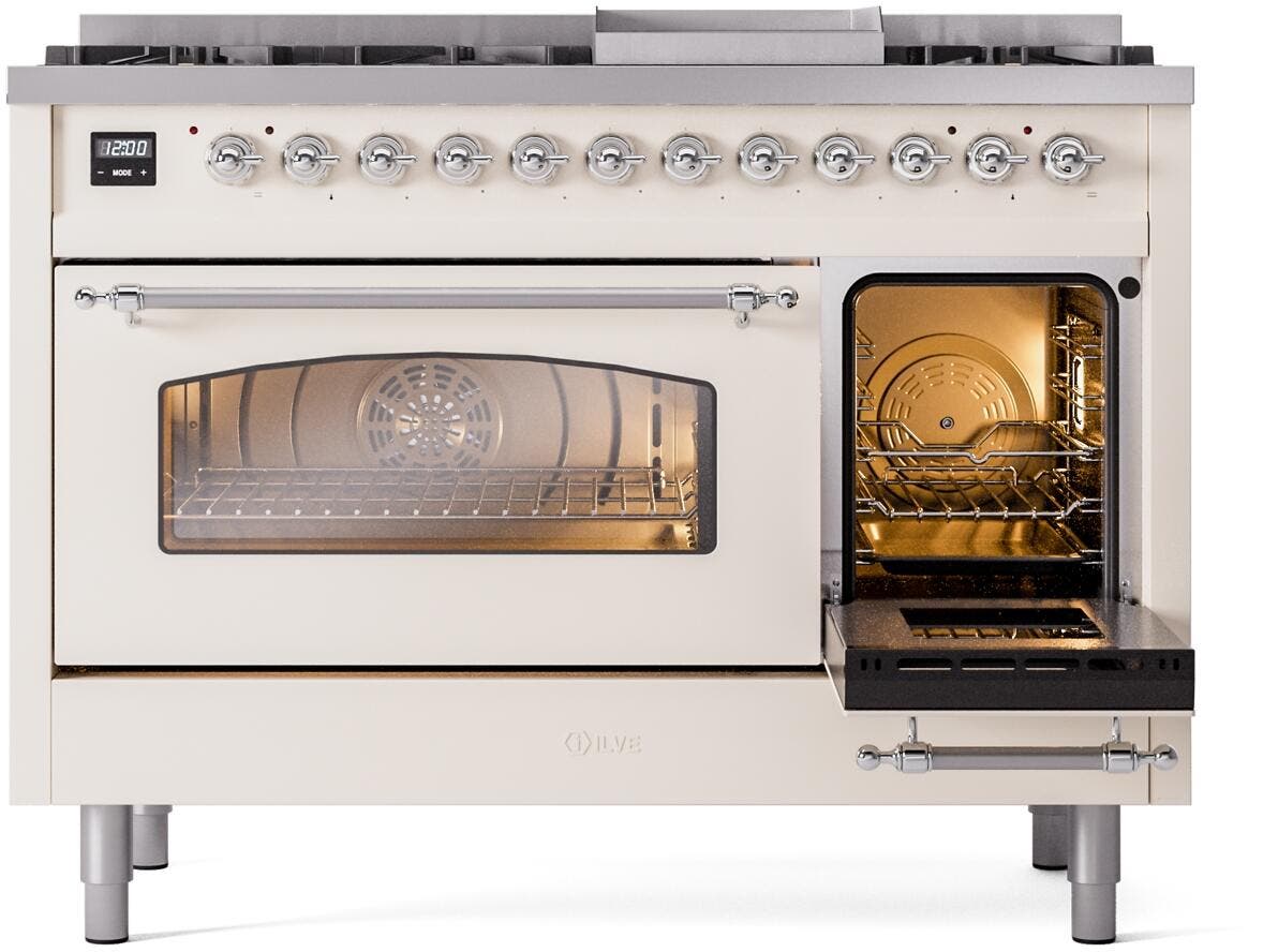 Ilve UP48FNMPAWC Antique White Chrome