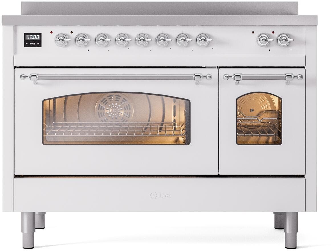 Ilve UPI486NMPWHC White Chrome