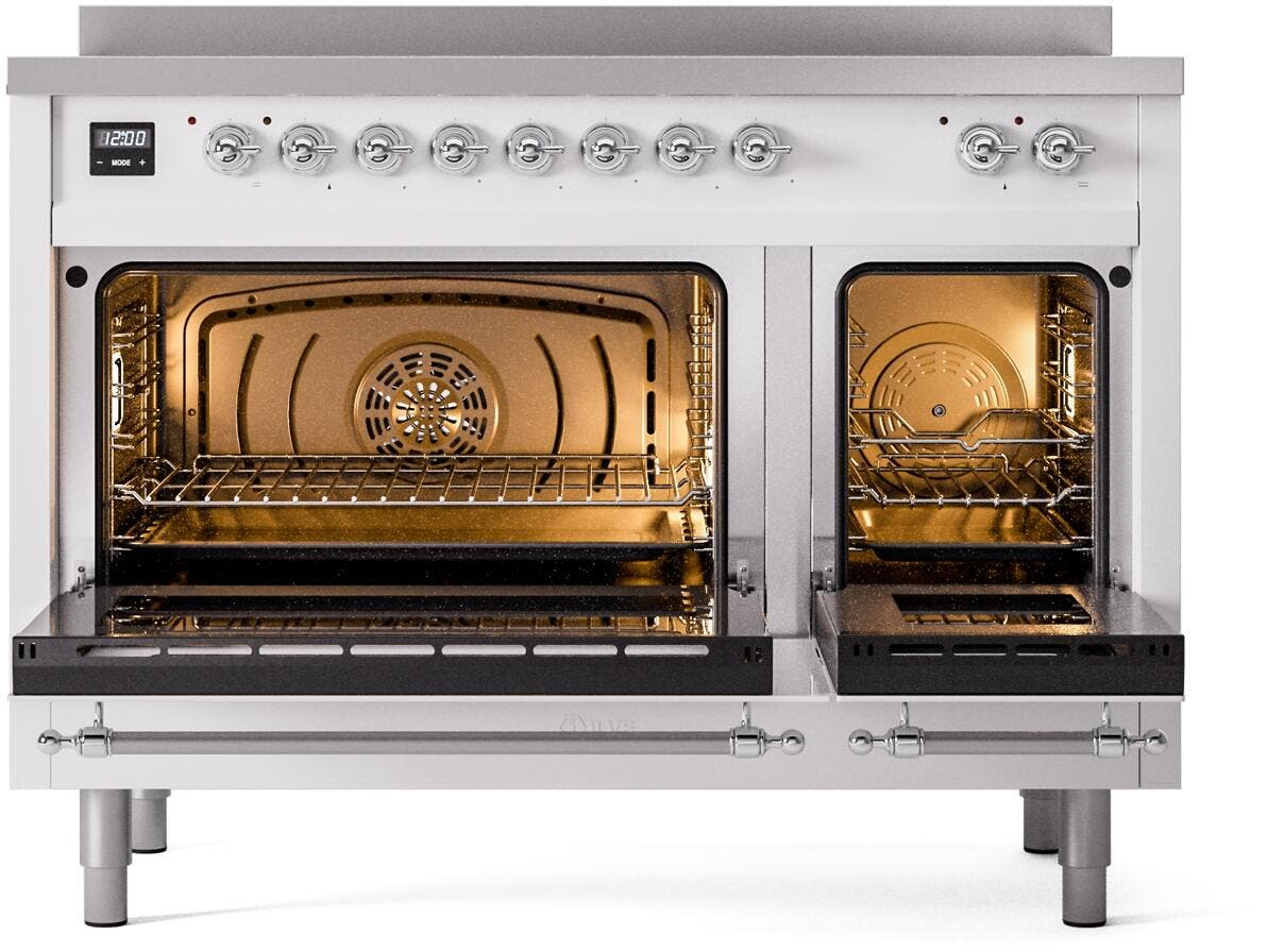 Ilve UPI486NMPWHC White Chrome