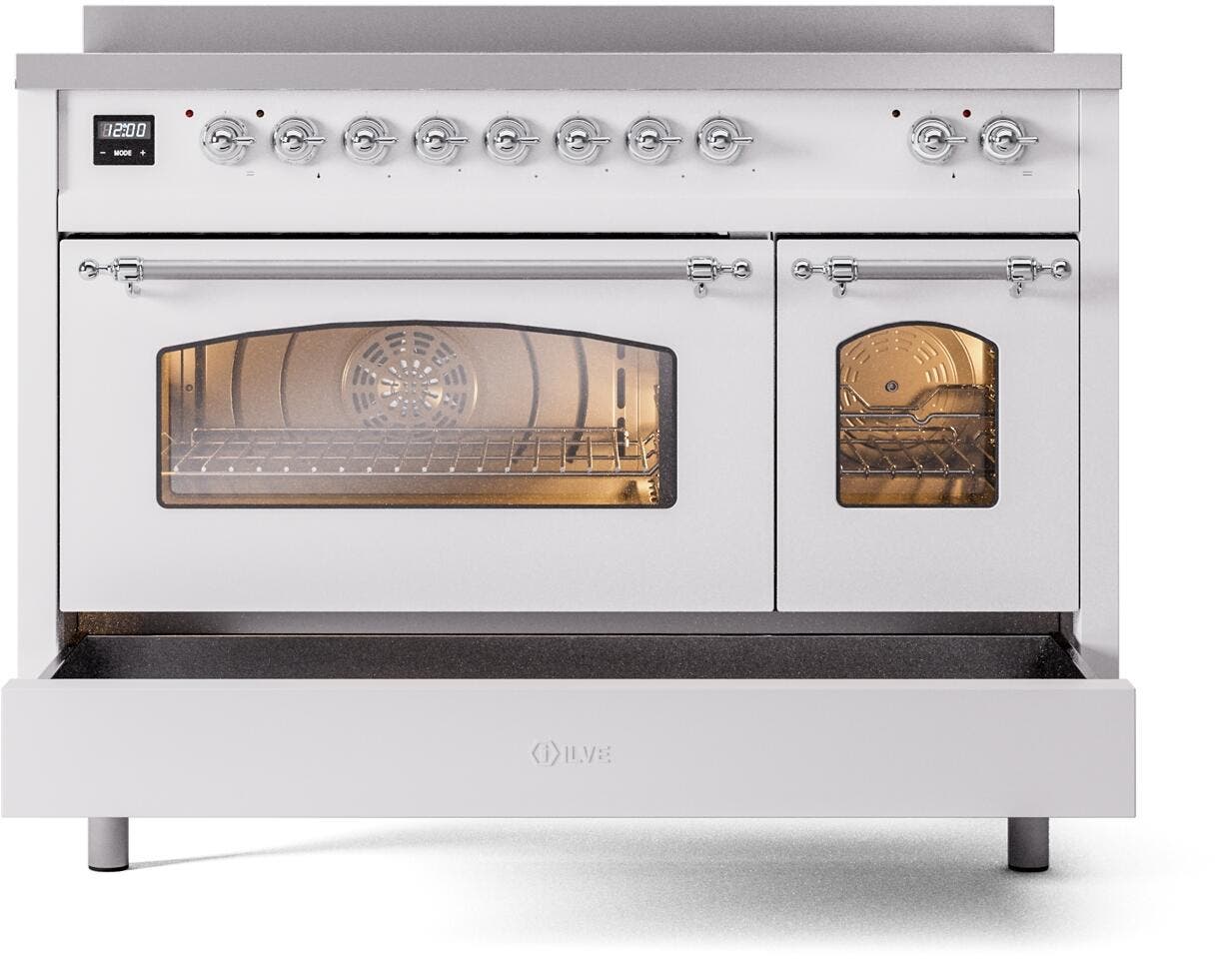 Ilve UPI486NMPWHC White Chrome