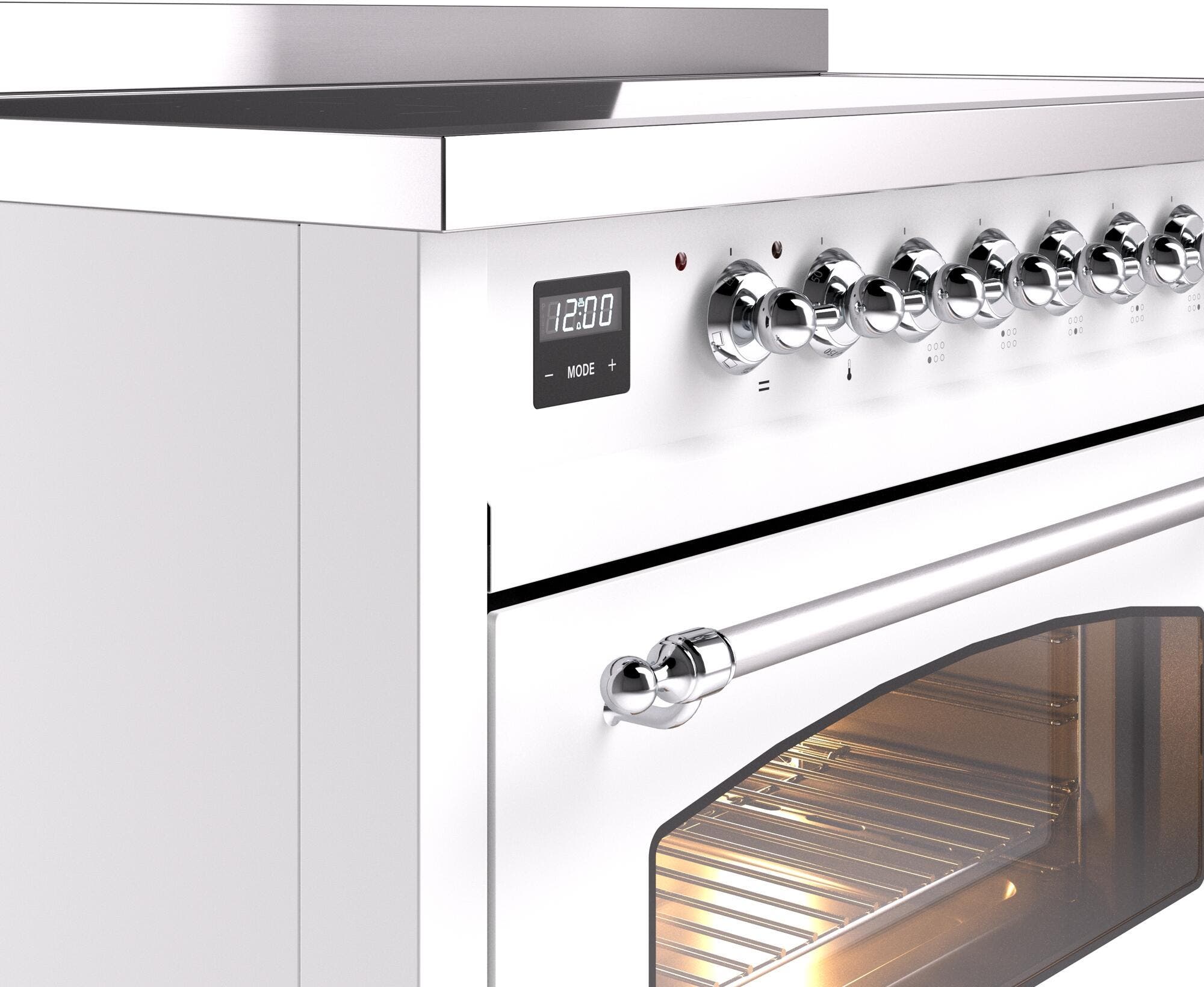 Ilve UPI486NMPWHC White Chrome