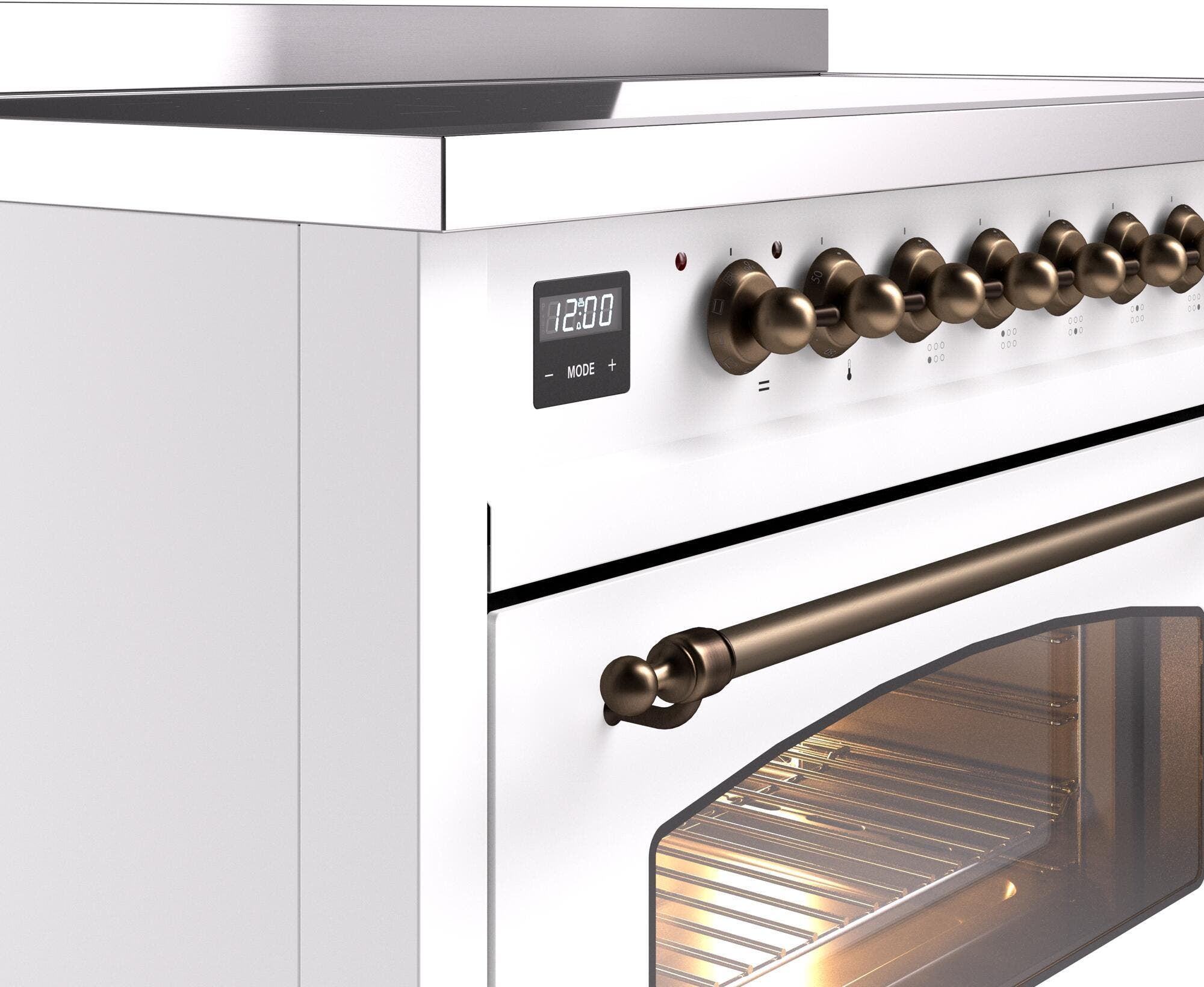 Ilve UPI486NMPWHB White Burnt