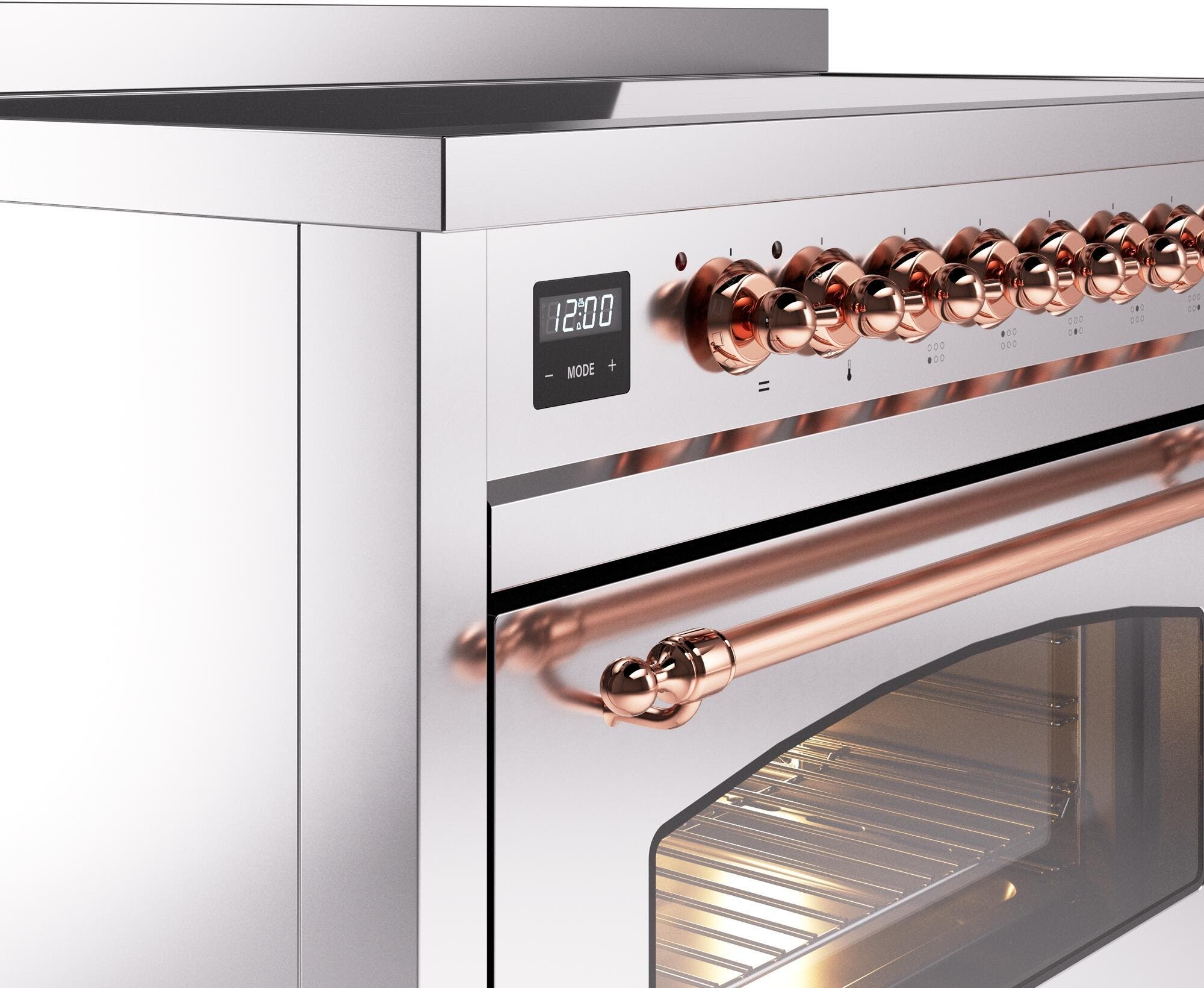 Ilve UPI486NMPSSP Stainless Steel Copper