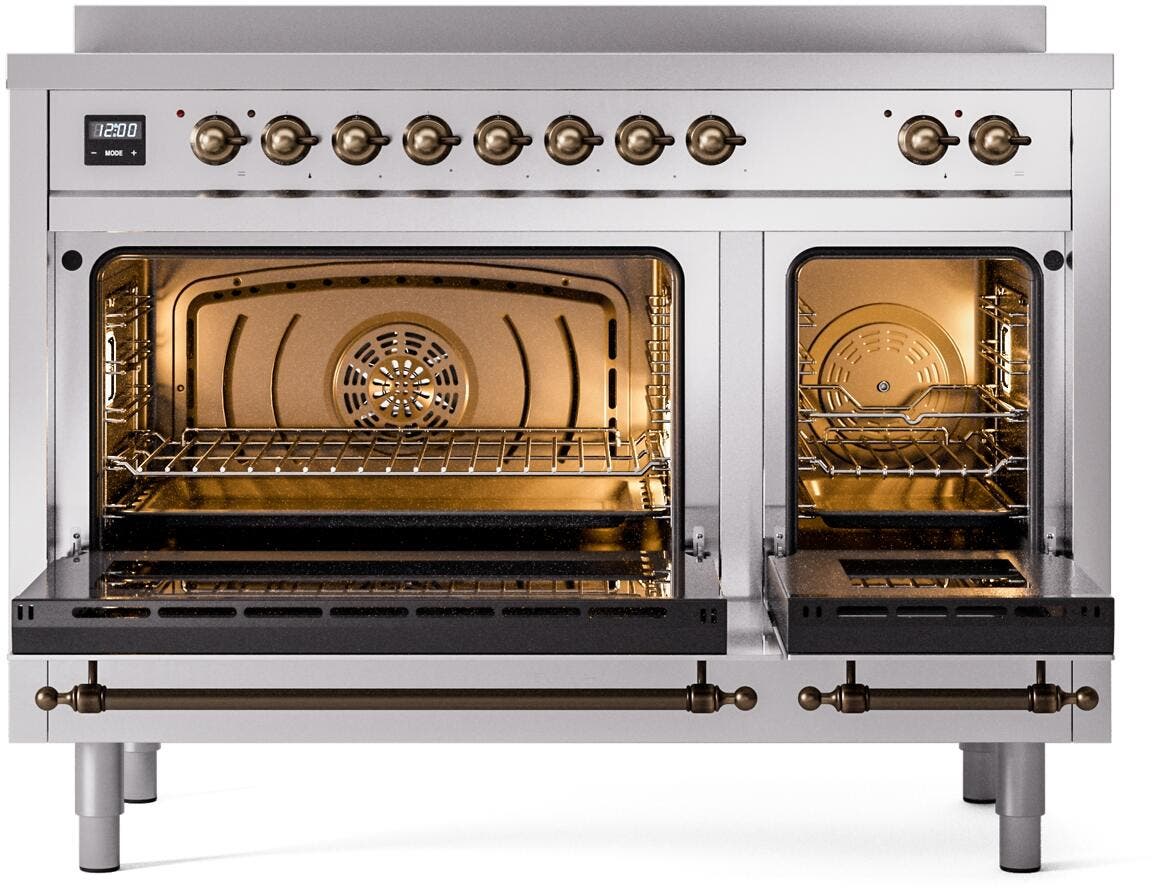 Ilve UPI486NMPSSB Stainless Steel Burnt