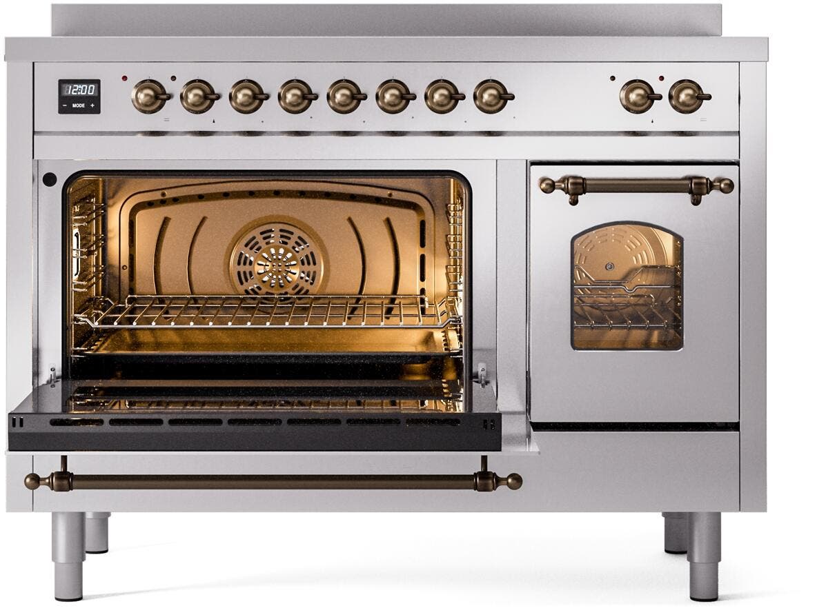 Ilve UPI486NMPSSB Stainless Steel Burnt