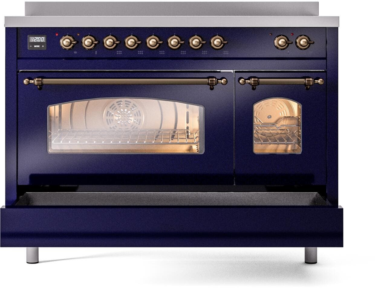 Ilve UPI486NMPMBB Midnight Blue Burnt
