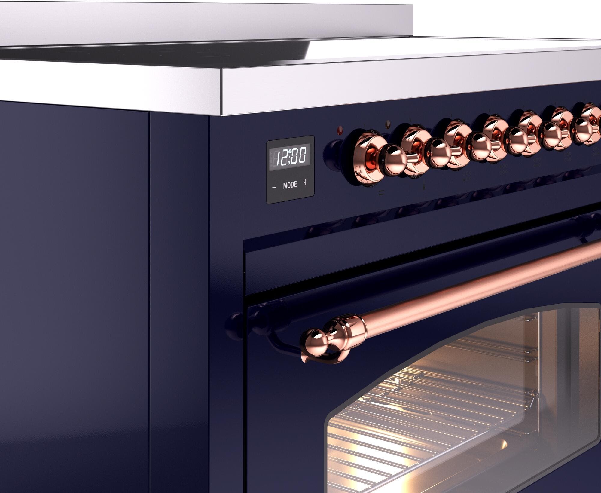 Ilve UPI486NMPMBP Midnight Blue Copper