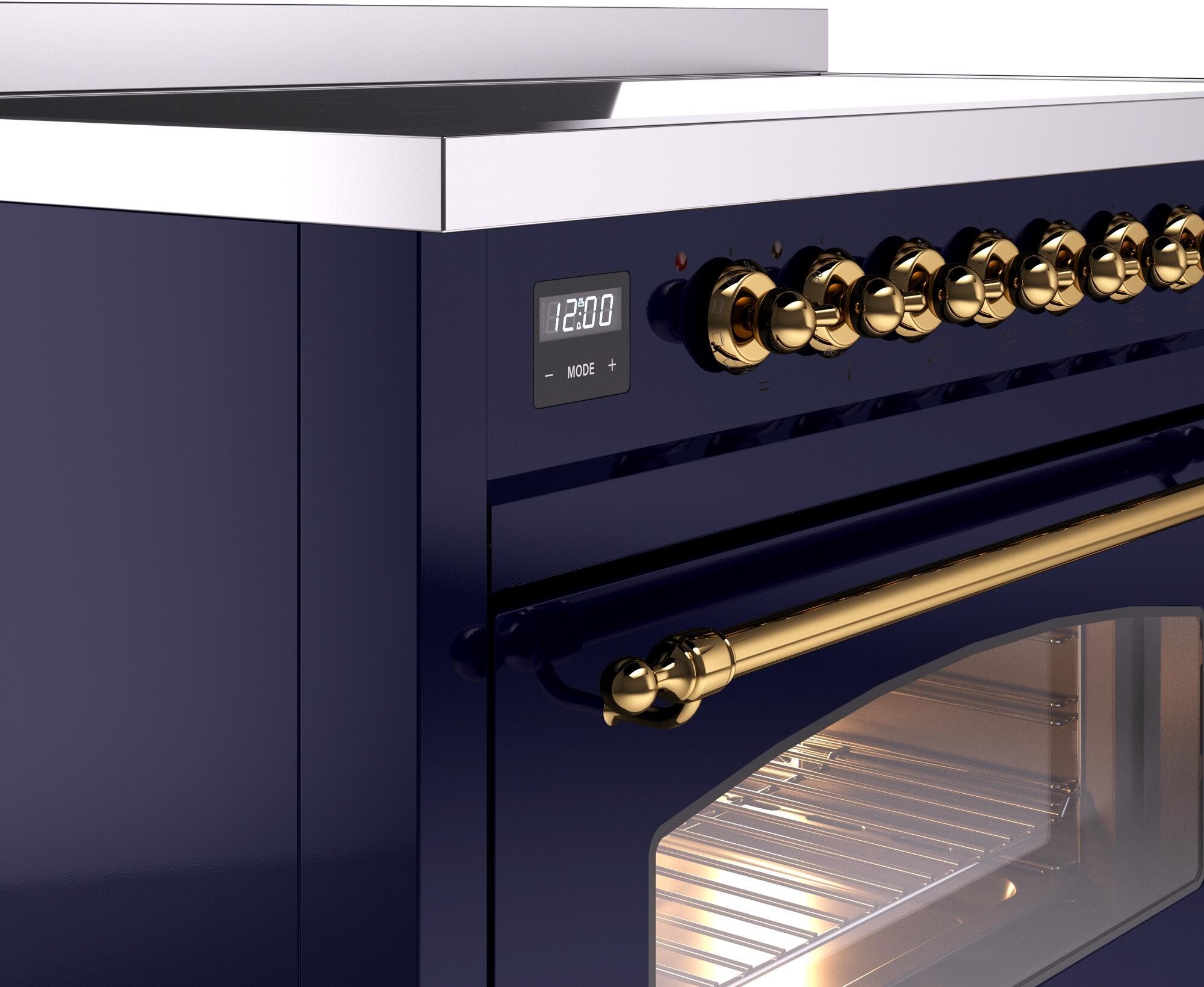 Ilve UPI486NMPMBG Midnight Blue Brass