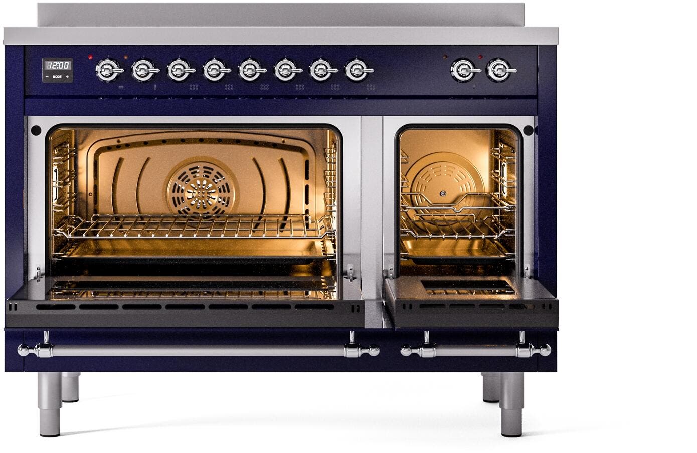 Ilve UPI486NMPMBC Midnight Blue Chrome