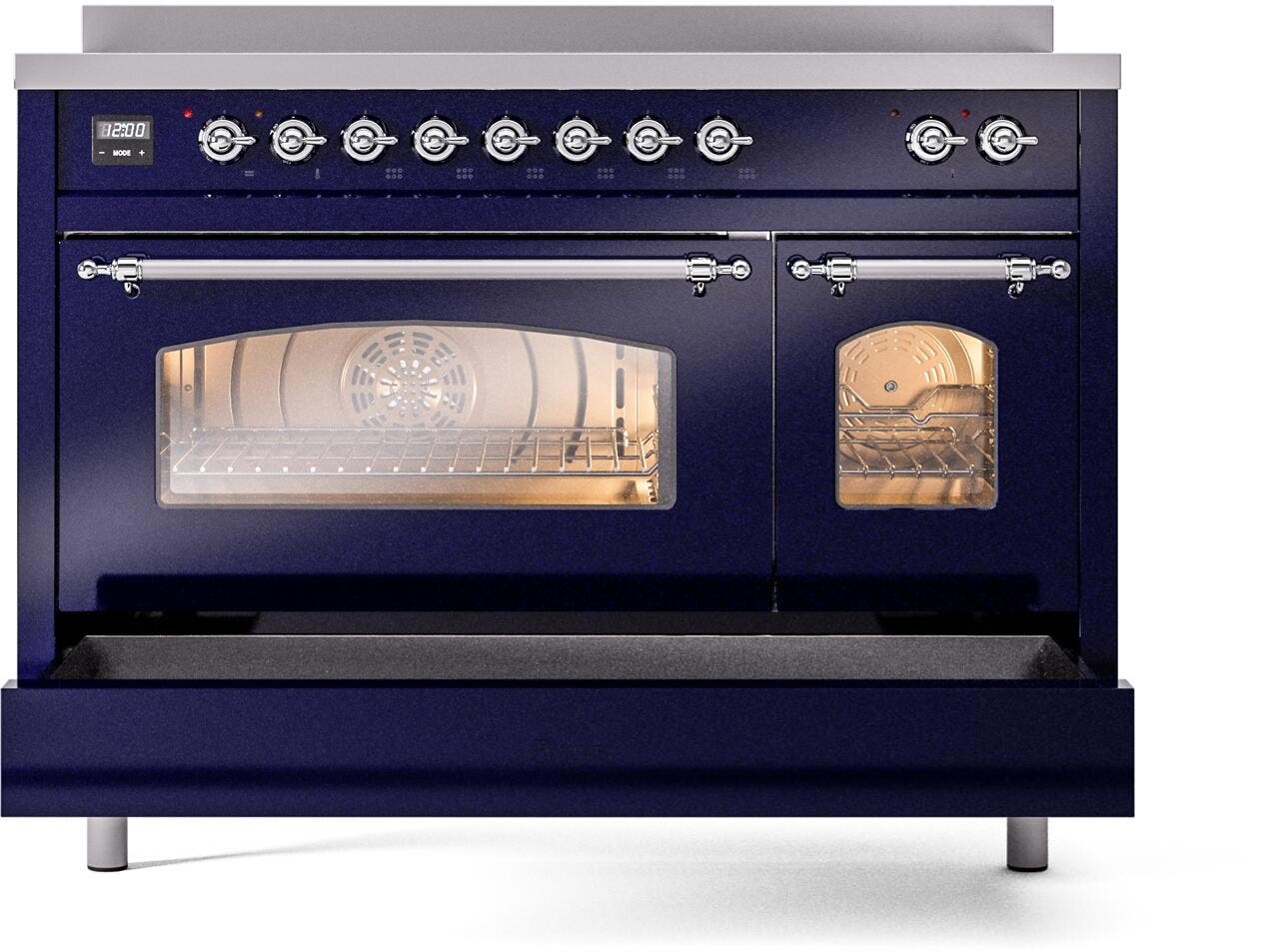Ilve UPI486NMPMBC Midnight Blue Chrome