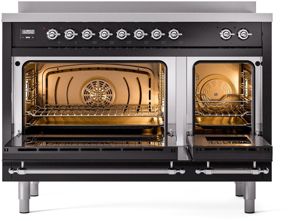 Ilve UPI486NMPBKC Black Chrome