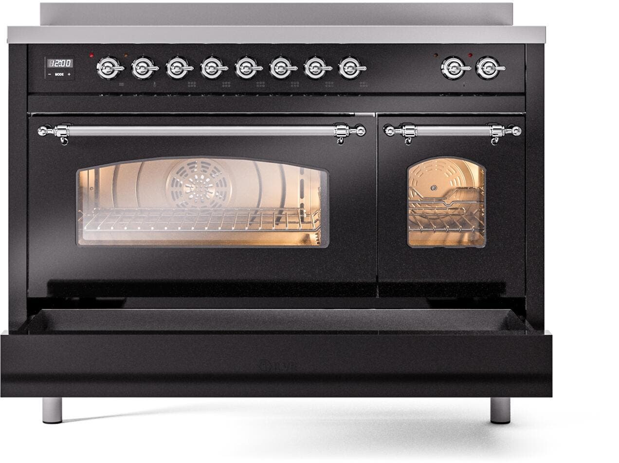Ilve UPI486NMPBKC Black Chrome