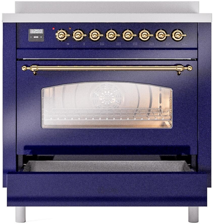 Ilve UPI366NMPMBG Midnight Blue Brass