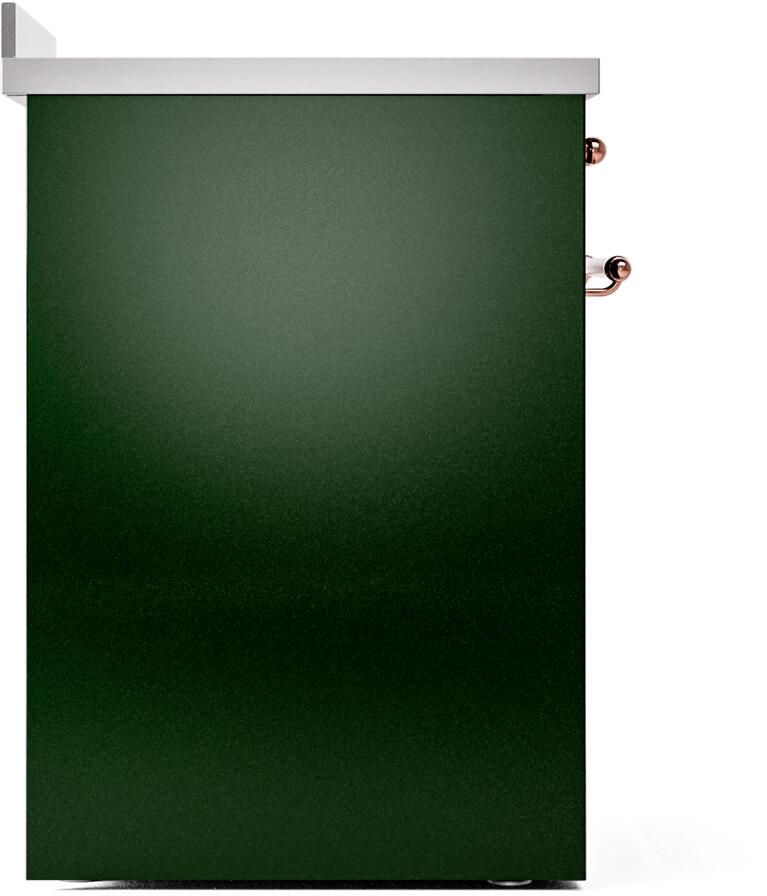 Ilve UPI304NMPEGP 30 inch All Electric Range: Emerald Green Copper