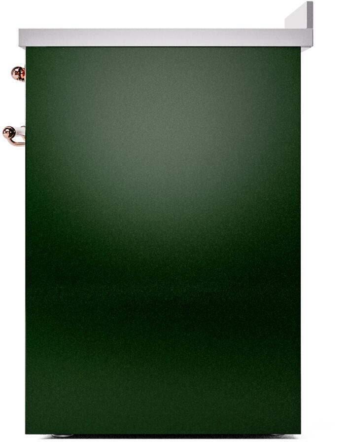 Ilve UPI304NMPEGP 30 inch All Electric Range: Emerald Green Copper