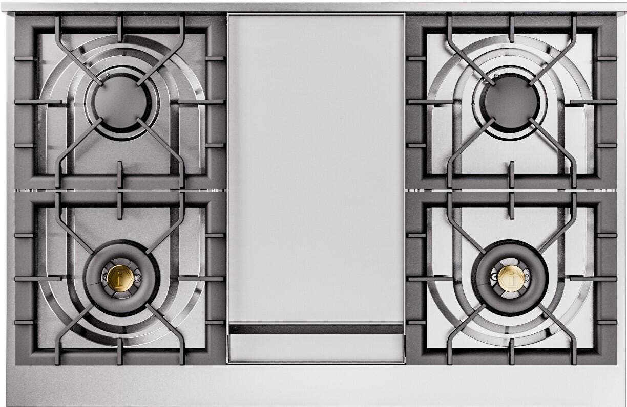 Ilve UPD40FNMPAWG Antique White Brass