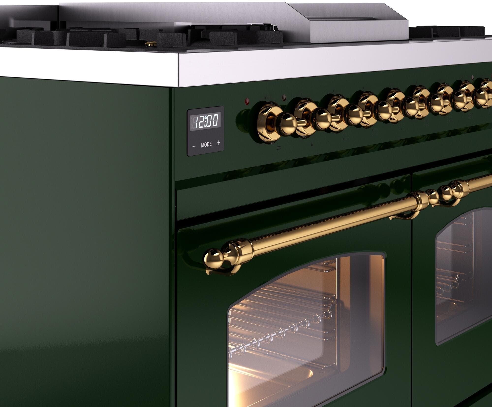Ilve UPD40FNMPEGG Emerald Green Brass