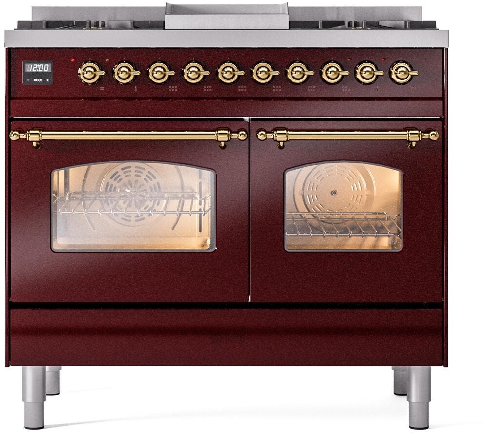 Ilve UPD40FNMPBUG Burgundy Brass