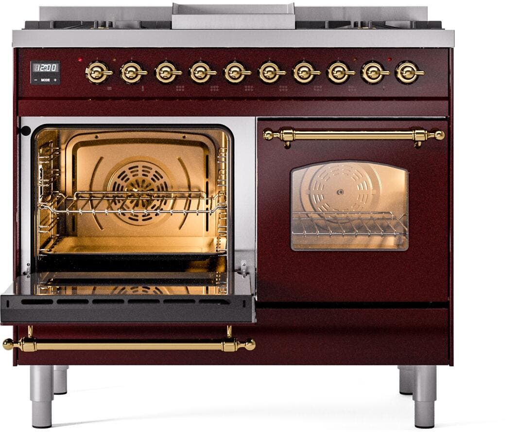 Ilve UPD40FNMPBUG Burgundy Brass