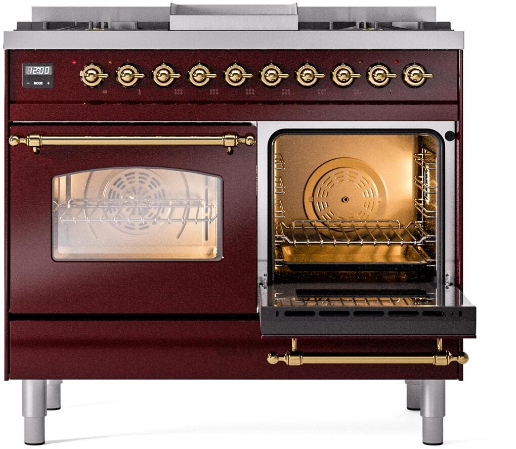 Ilve UPD40FNMPBUG Burgundy Brass