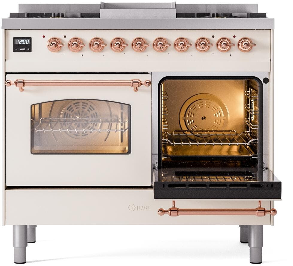 Ilve UPD40FNMPAWP Antique White Copper