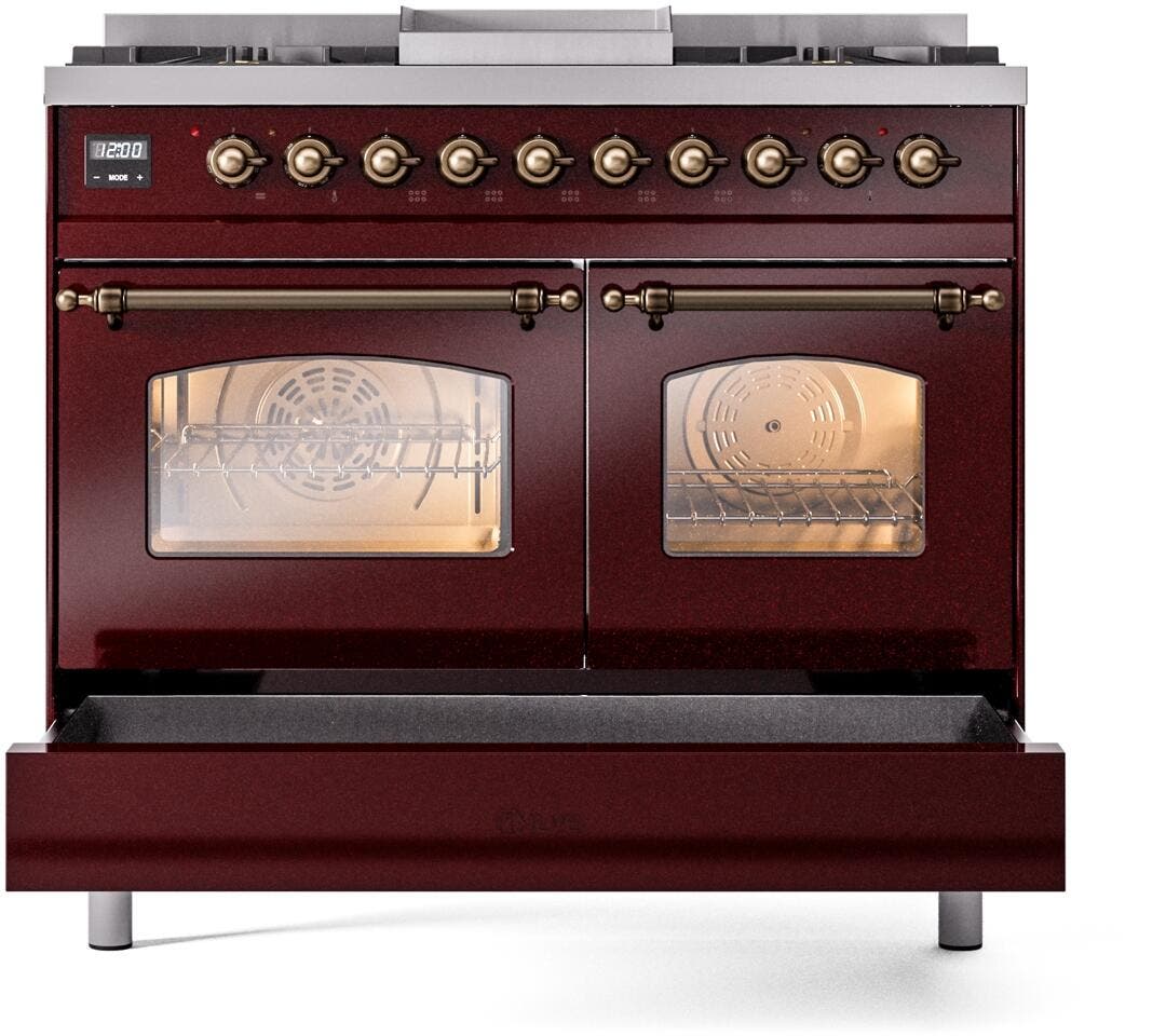 Ilve UPD40FNMPBUB Burgundy Burnt