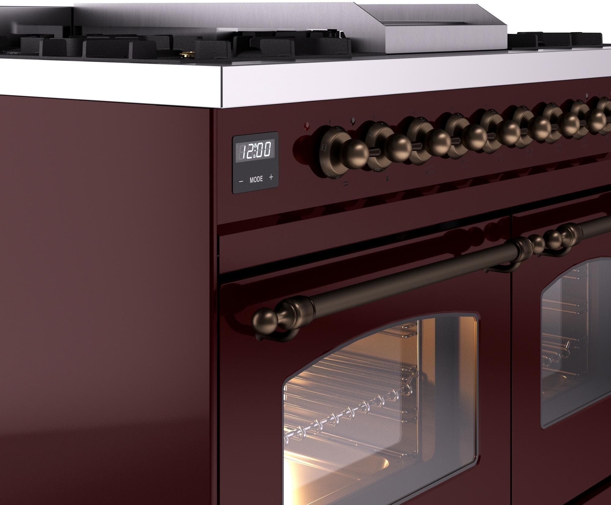 Ilve UPD40FNMPBUB Burgundy Burnt