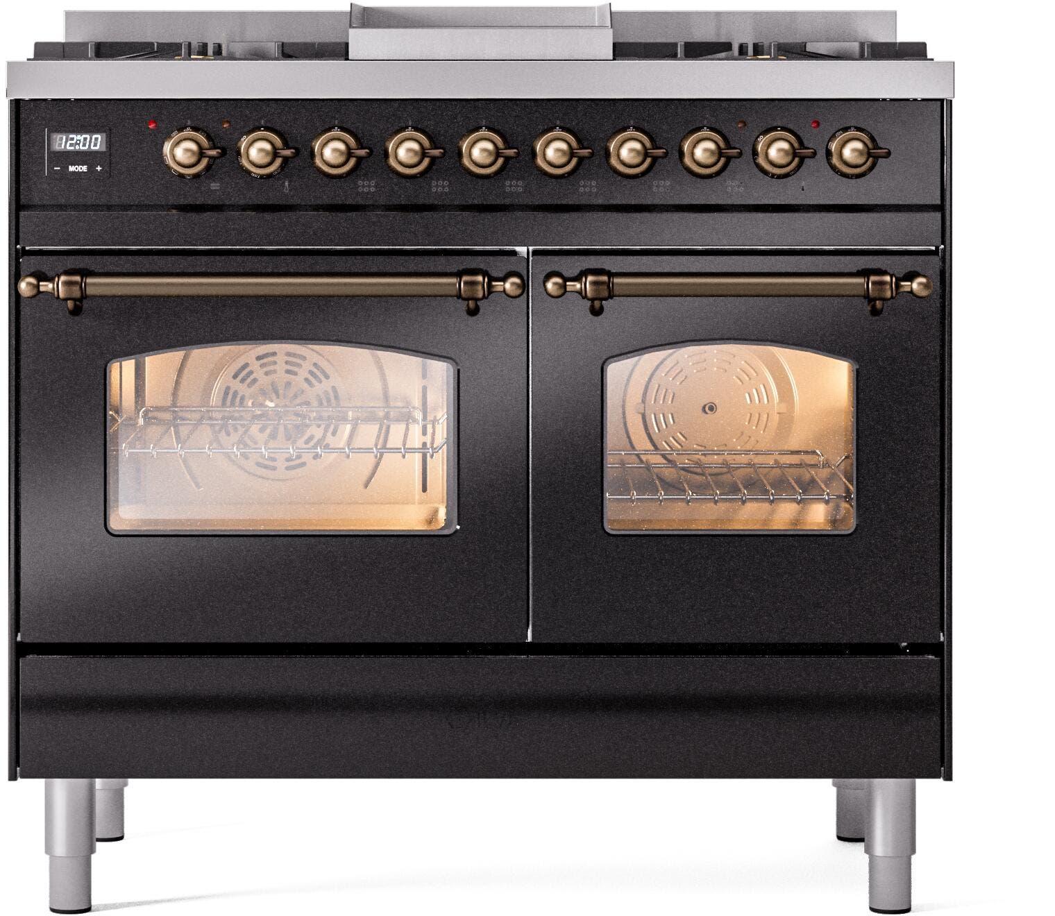 Ilve UPD40FNMPBKB Black Burnt
