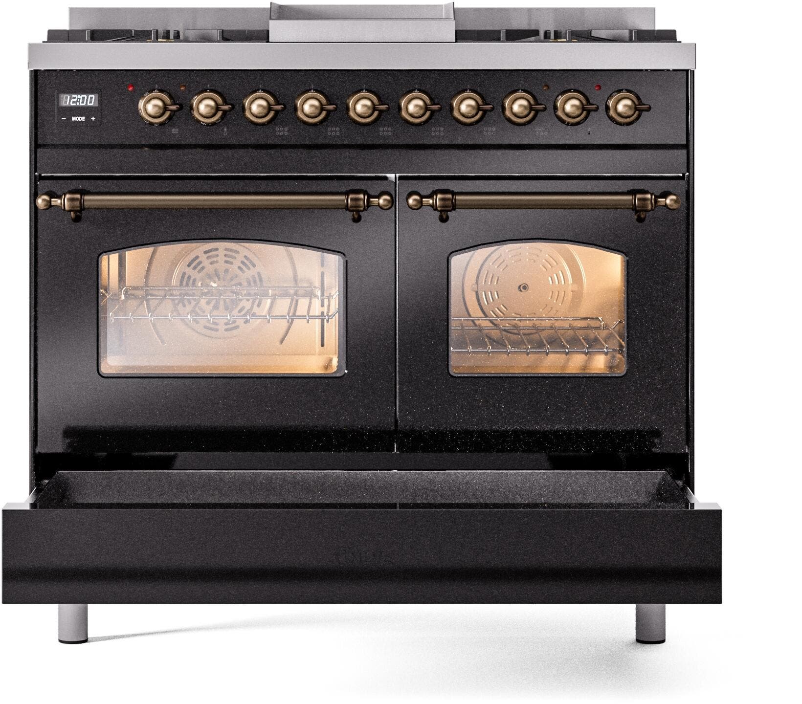 Ilve UPD40FNMPBKB Black Burnt