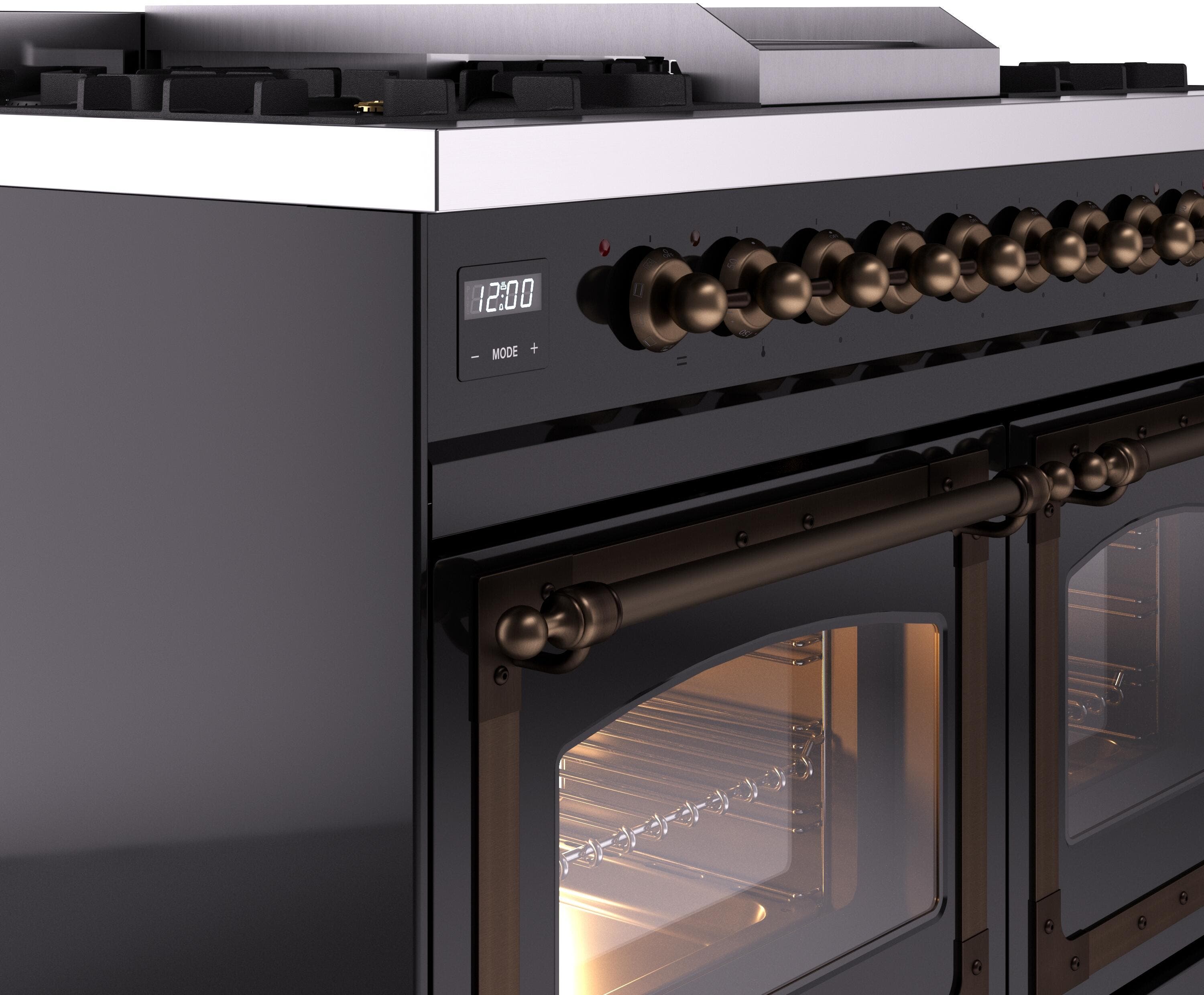 Ilve UPD40FNMPBKB Black Burnt