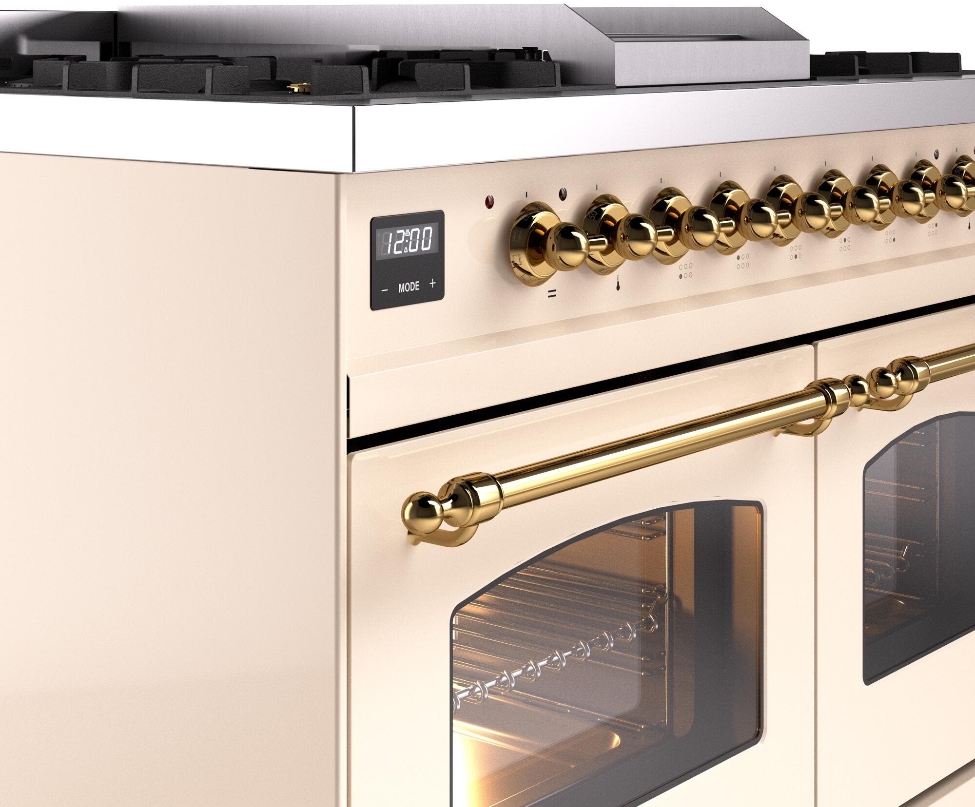 Ilve UPD40FNMPAWG Antique White Brass