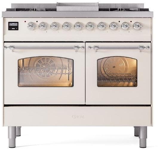 Ilve UPD40FNMPAWC Antique White Chrome