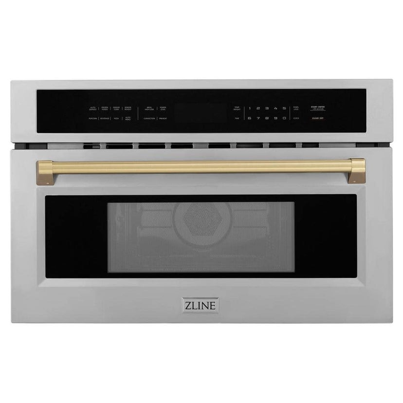 Zline MWOZ30SSCB Autograph Edition 30 inch 1.6 cu ft. Built-in Conv...