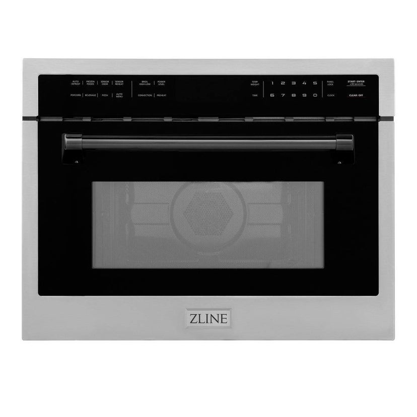 Zline MWOZ24MB Autograph Edition 24 Inch 1.6 cu ft. Built-in Conv...