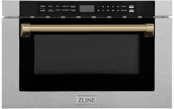 Zline MWDZ1SSHCB Autograph Edition 24 Inch 1.2 cu. ft. Built-in Mic...