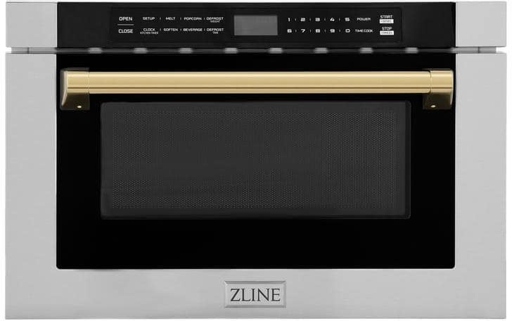 Zline MWDZ1HG Autograph Edition 24 Inch 1.2 cu. ft. Built-in Mic...