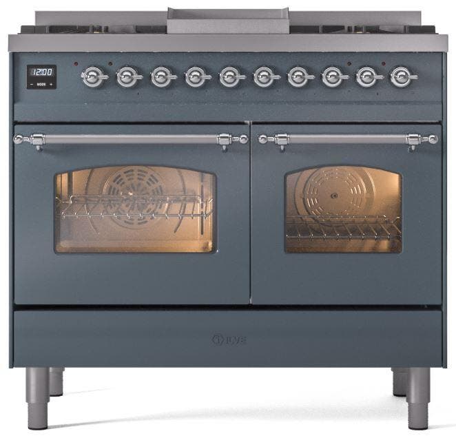 Ilve UPD40FNMPBGC Blue Grey Chrome